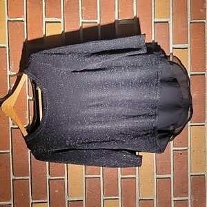 Verve Ami Black Sparkly Sweater, Size S